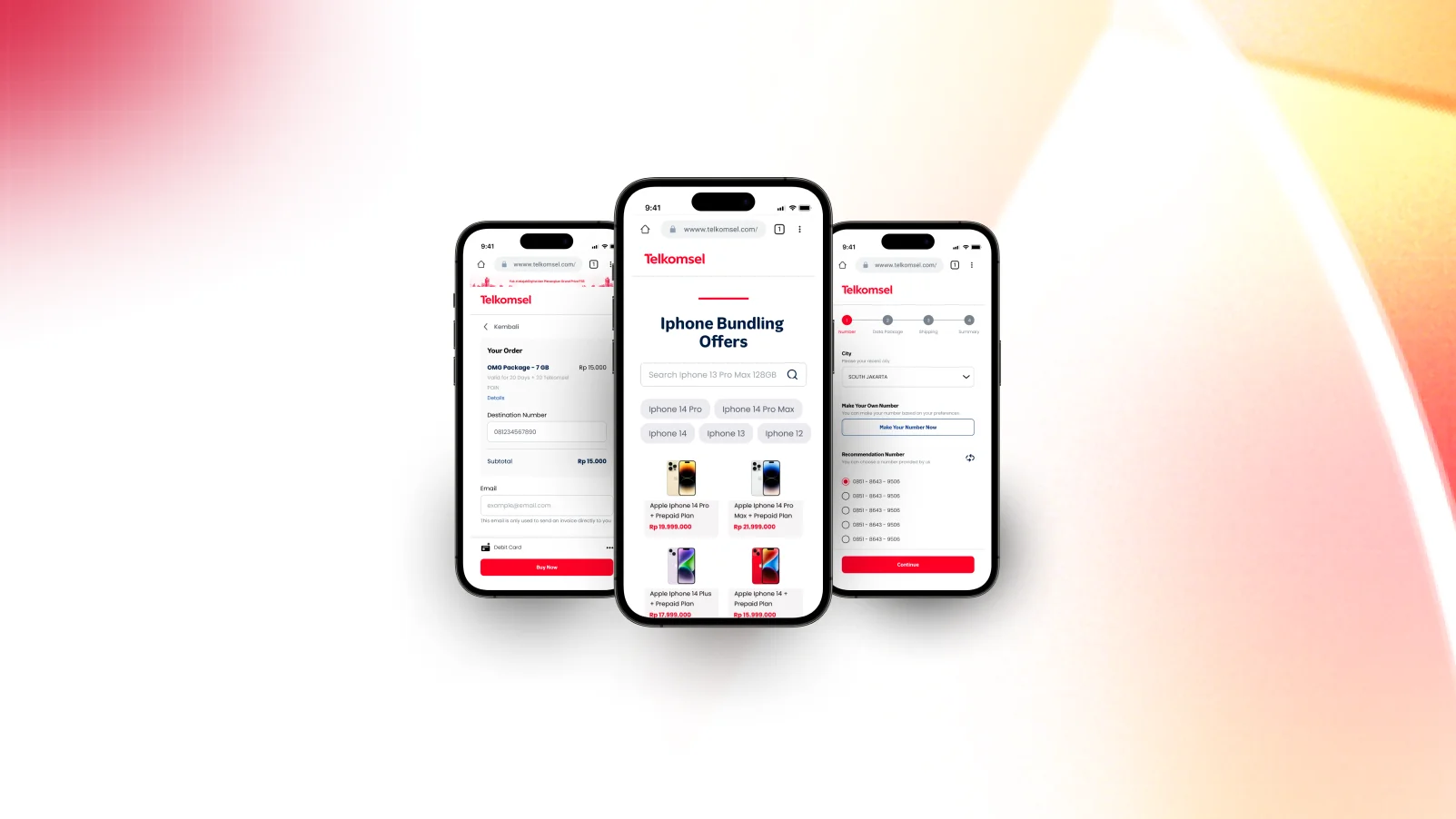 Telkomsel Website E-Commerce Revamp